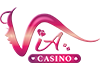 Logo VIA — vendor kasino live flame core 22-merah resmi API22